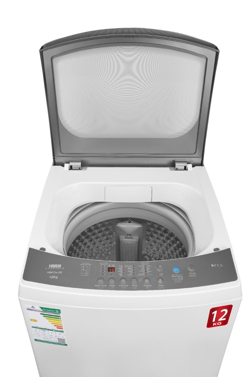 غسالة تحميل علوي أوتوماتيكية, 16 كجم– أبيض | HAAM MODEL NO: HWM16W-23N - Image 3