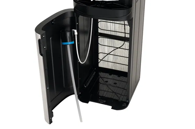 برادة مياه بتحميل سفلي من هام, 3 وظائف (ساخن, بارد ,عادي)تصميم فولاذي-أسود | HAAM MODEL NO: HM-DW90-M24 - Image 3