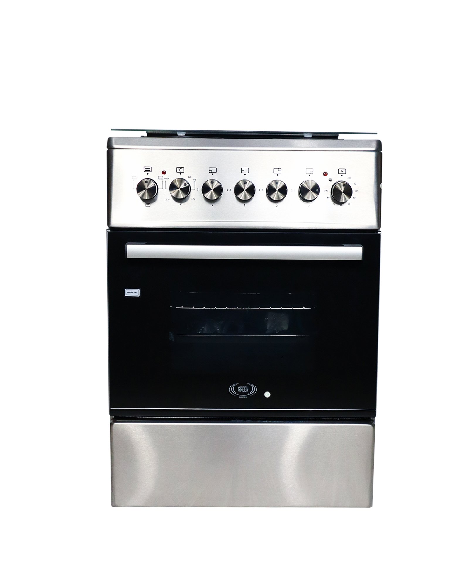 فرن **جرين إلكتريك** 4 عيون (سطح كهربائي) المقاس: 60 × 60 سم مصنوع من الستانلس ستيل نظام أمان كامل صناعة تركيا