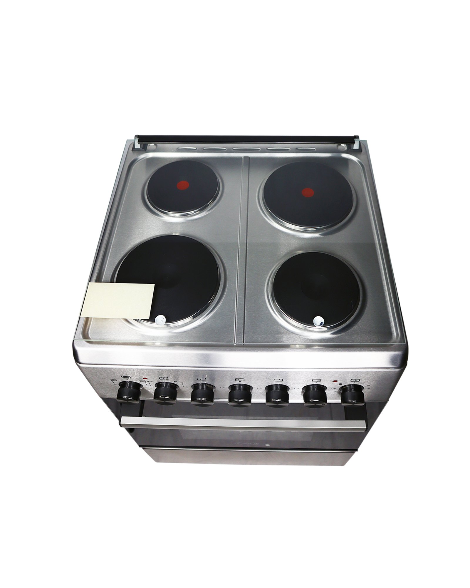 فرن **جرين إلكتريك** 4 عيون (سطح كهربائي) المقاس: 60 × 60 سم مصنوع من الستانلس ستيل نظام أمان كامل صناعة تركيا - الصورة 3