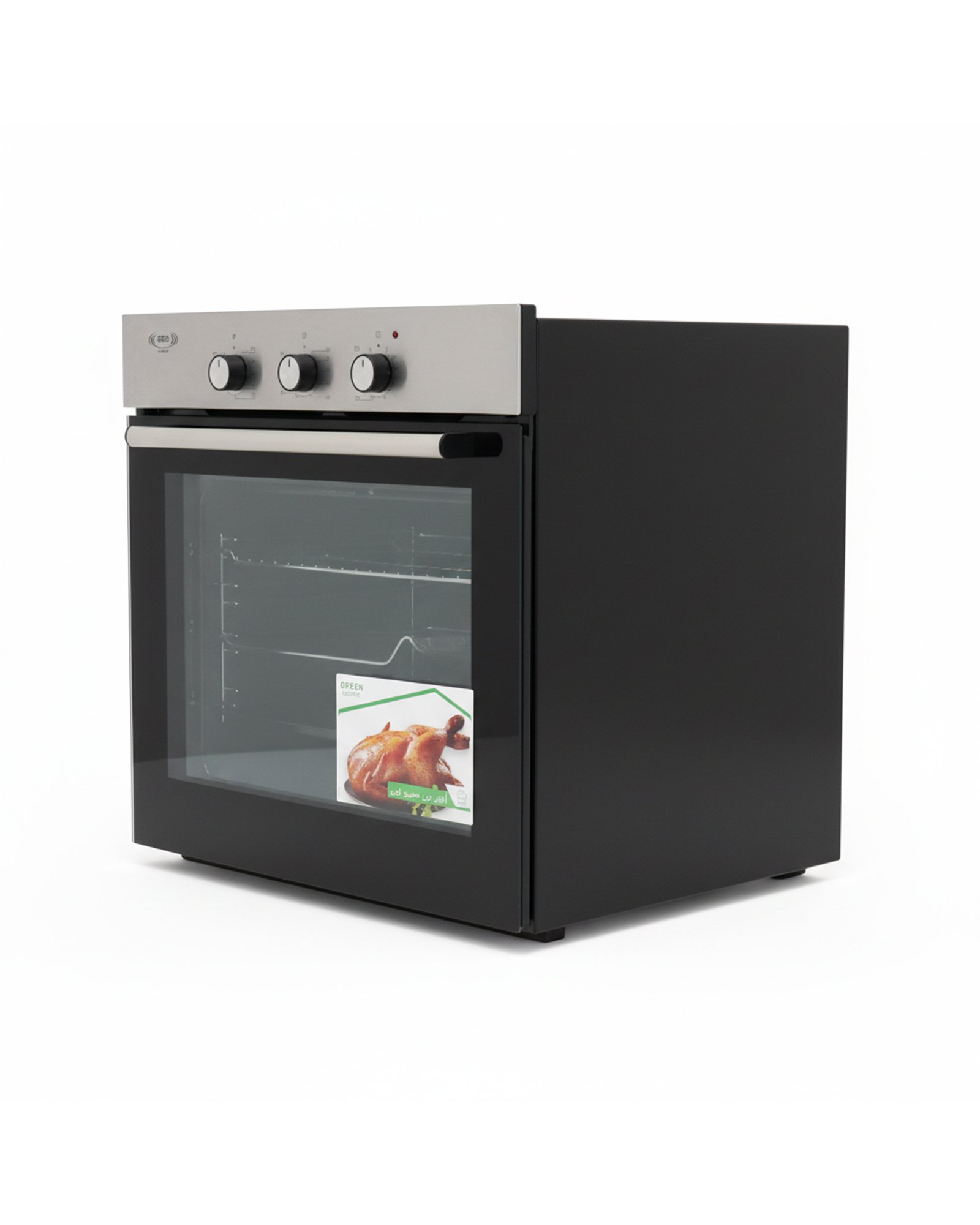 فرن كهربائي مدمج من جرين الكتريك ، مقاس 60 سم، مصنوع من الستانلس ستيل، بنظام أمان كامل، صنع في تركيا. - الصورة 2