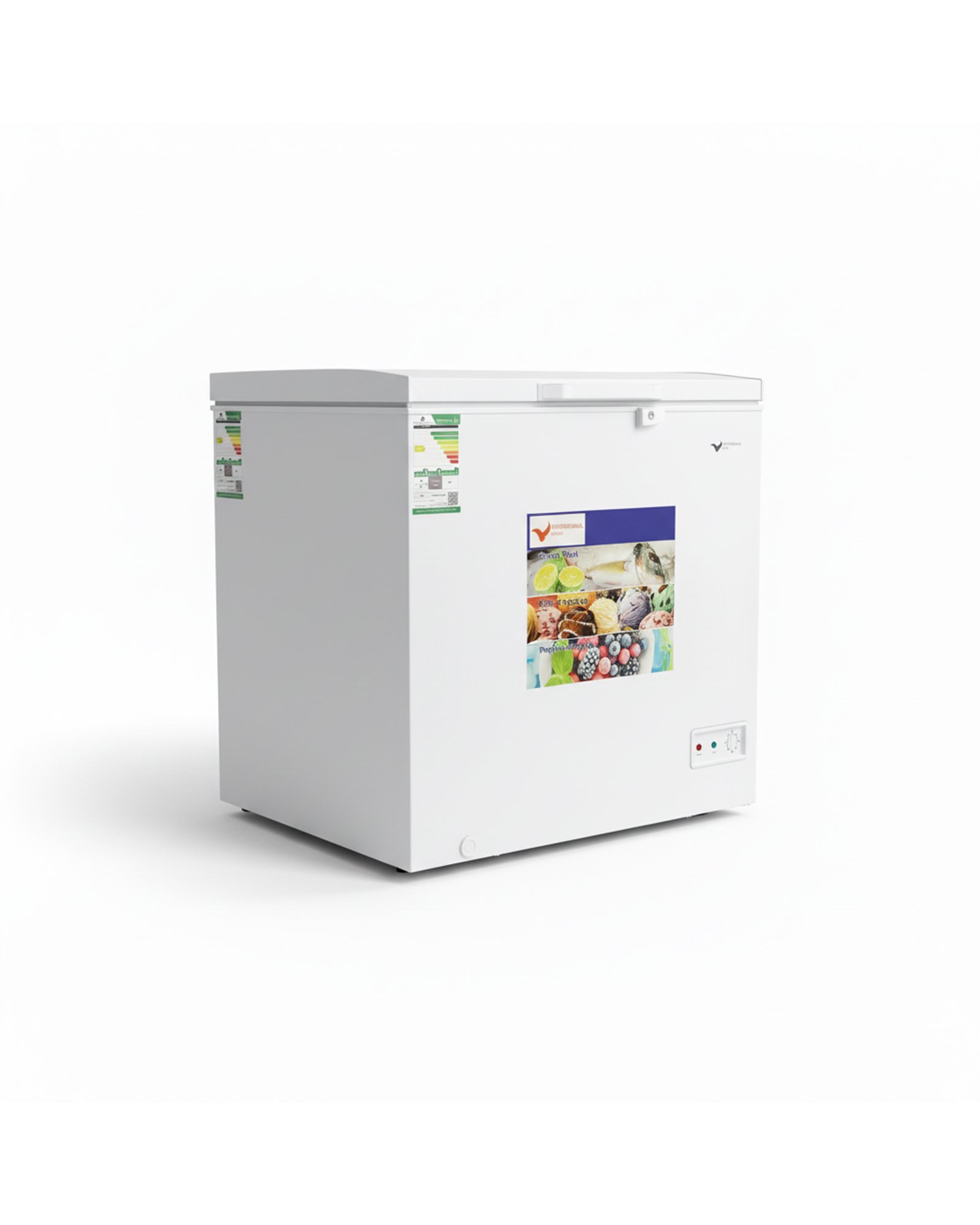 فريزر أفقي 200 لتر من إنترناشونال فيجن – لون أبيض – موديل IV-250 - الصورة 2