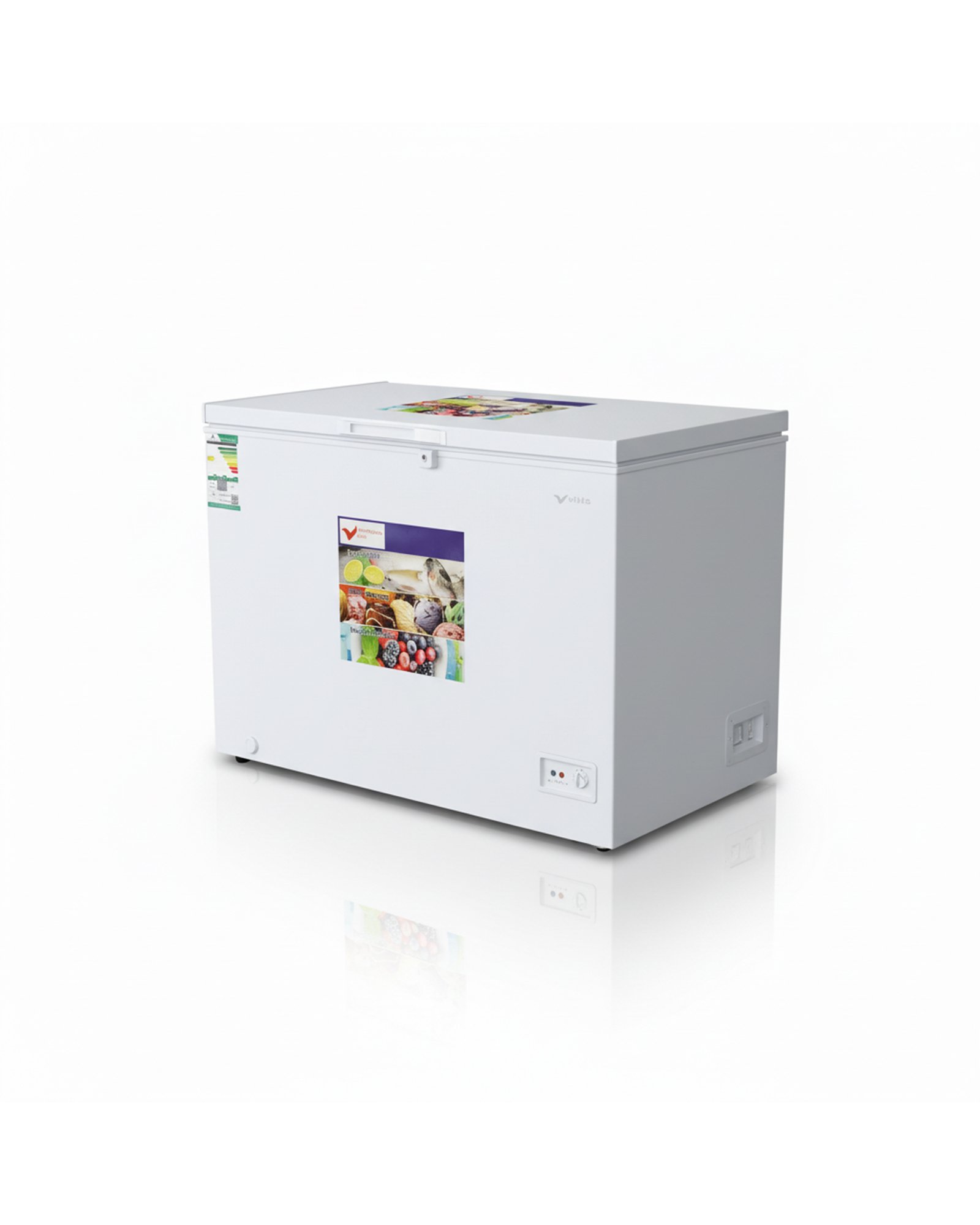 فريزر أفقي 300 لتر من إنترناشونال فيجن – لون أبيض – موديل IV-310 - الصورة 3