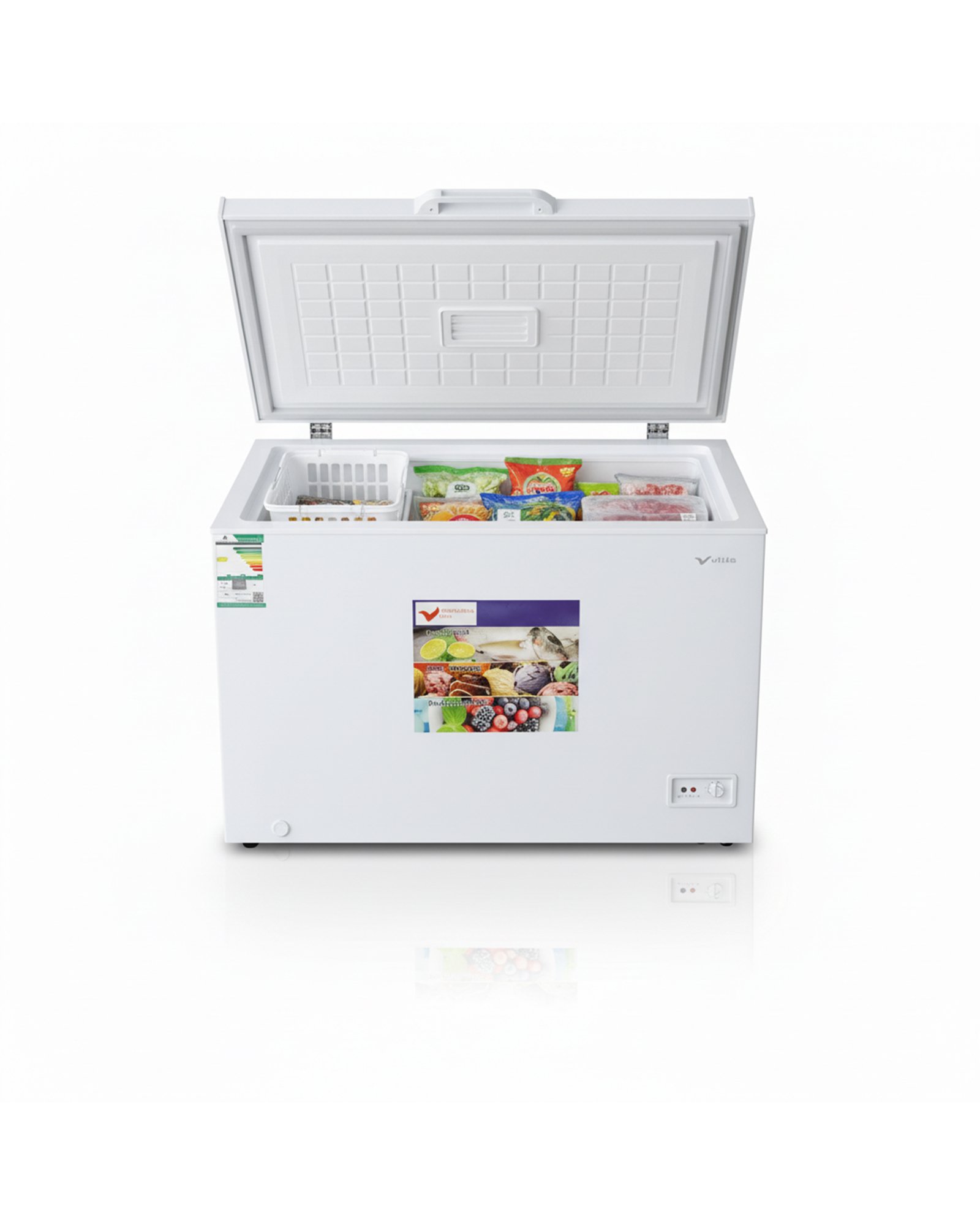 فريزر أفقي 300 لتر من إنترناشونال فيجن – لون أبيض – موديل IV-310 - الصورة 5