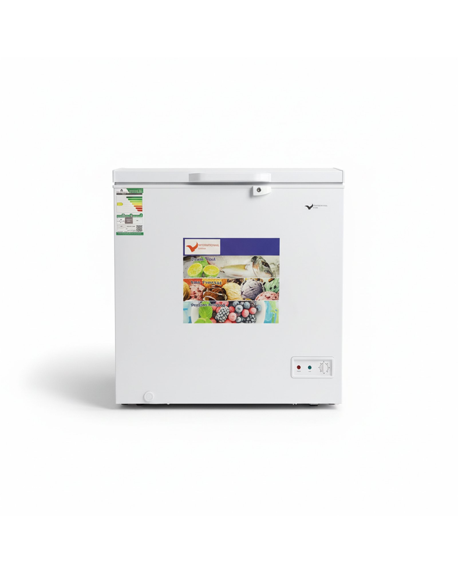 فريزر أفقي 200 لتر من إنترناشونال فيجن – لون أبيض – موديل IV-250