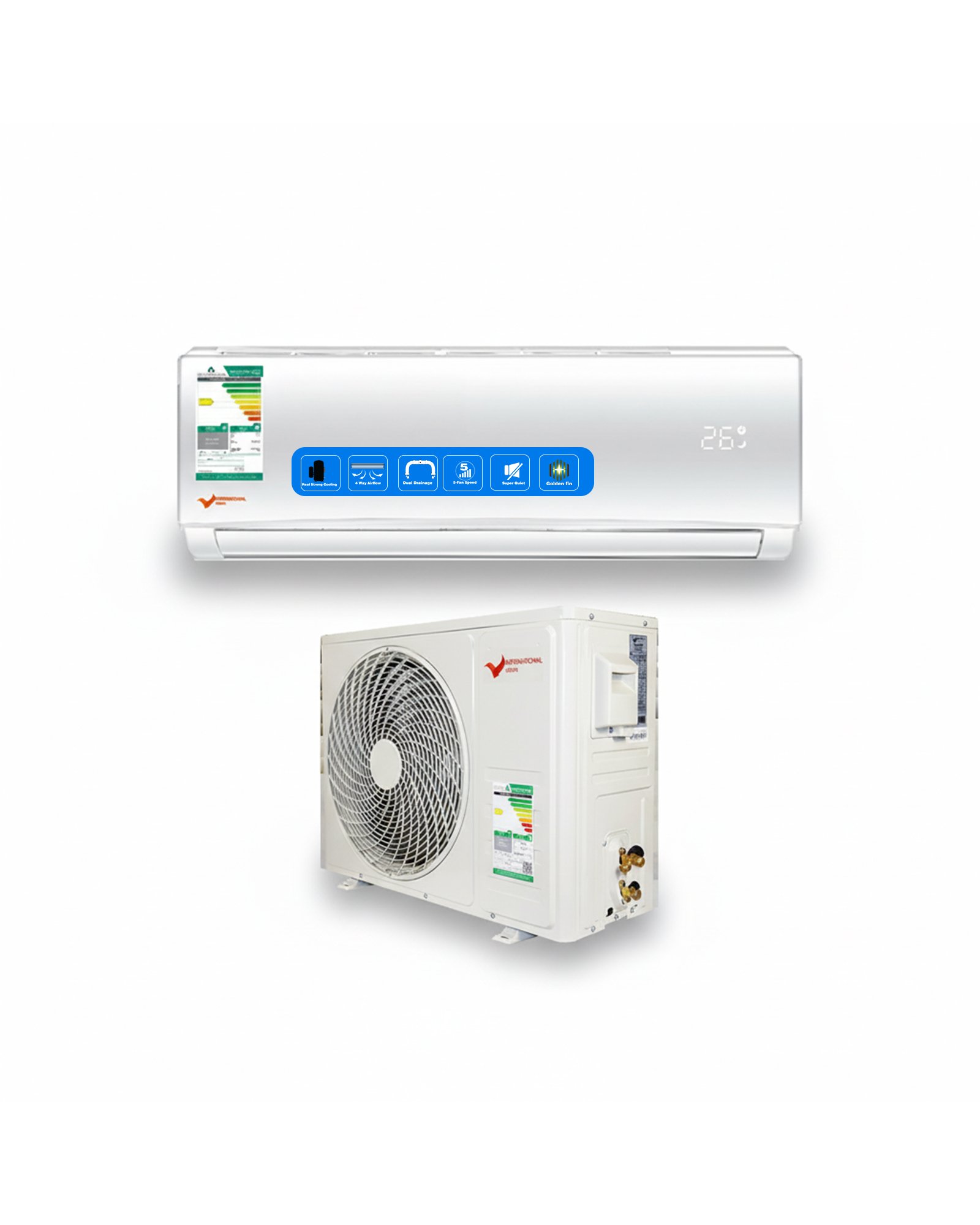 مكيف سبليت IV-18000SP بقوة 18000 وحدة حرارية بريطانية (BTU) - الصورة 5