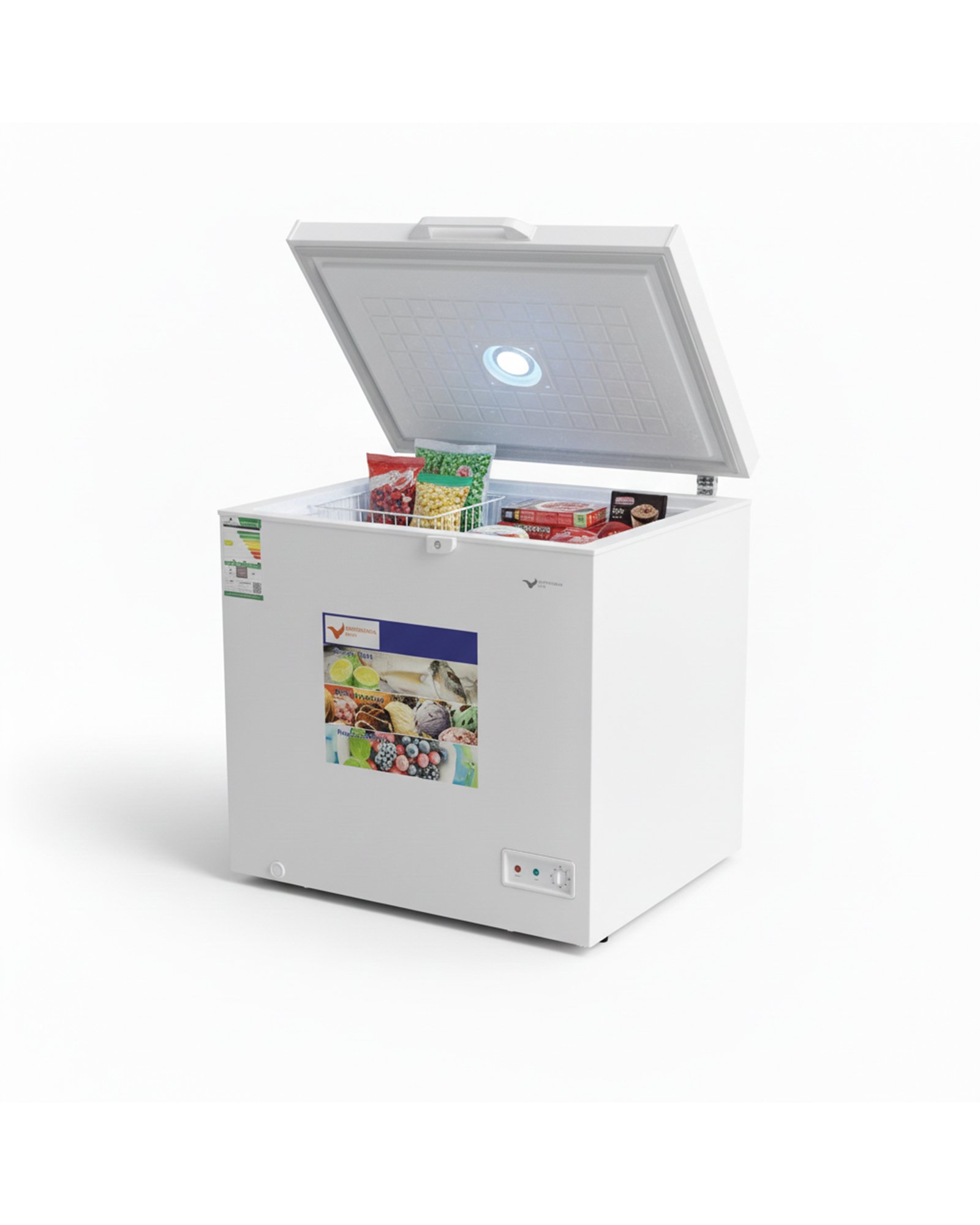 فريزر أفقي 200 لتر من إنترناشونال فيجن – لون أبيض – موديل IV-250 - الصورة 4