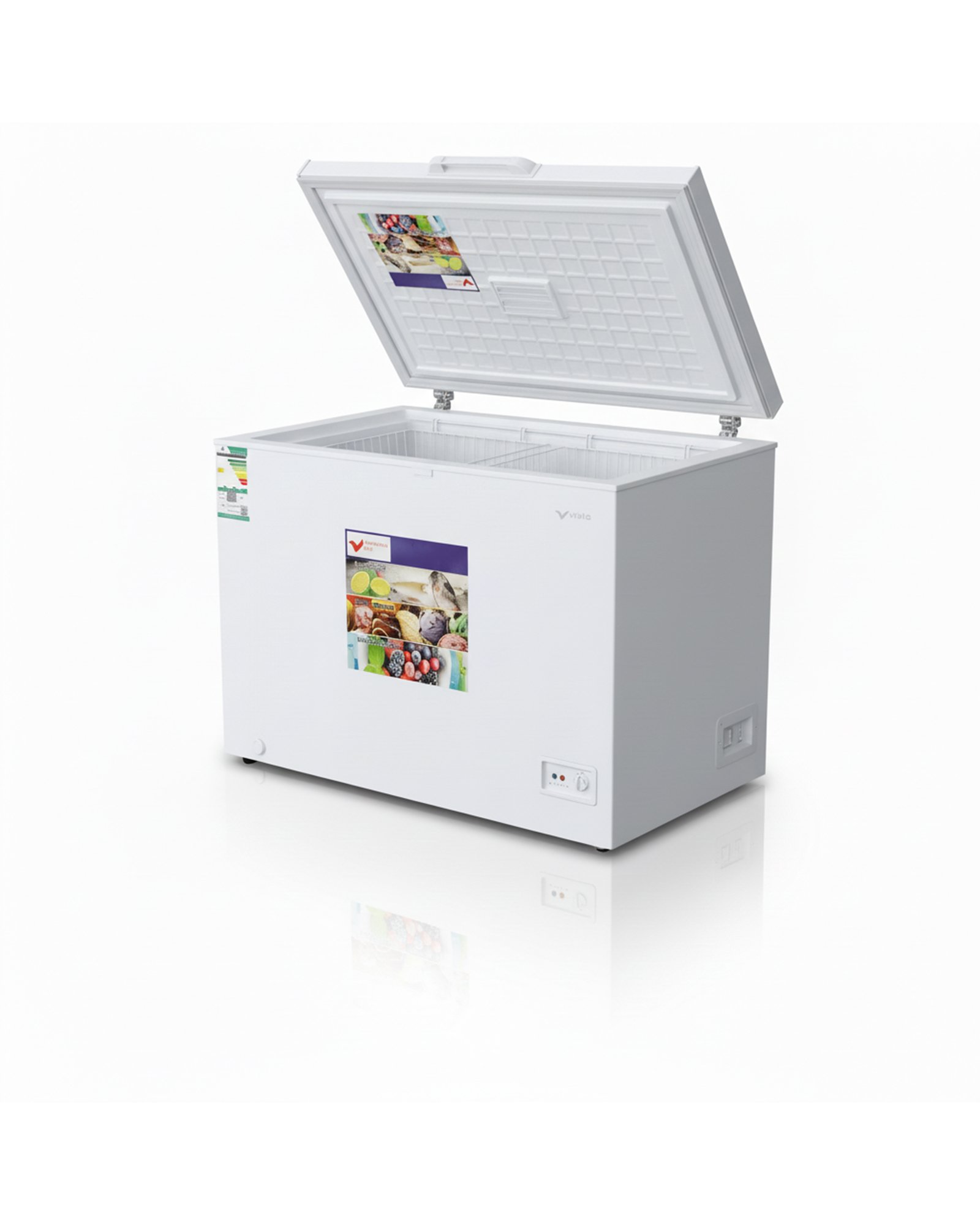 فريزر أفقي 300 لتر من إنترناشونال فيجن – لون أبيض – موديل IV-310 - الصورة 4