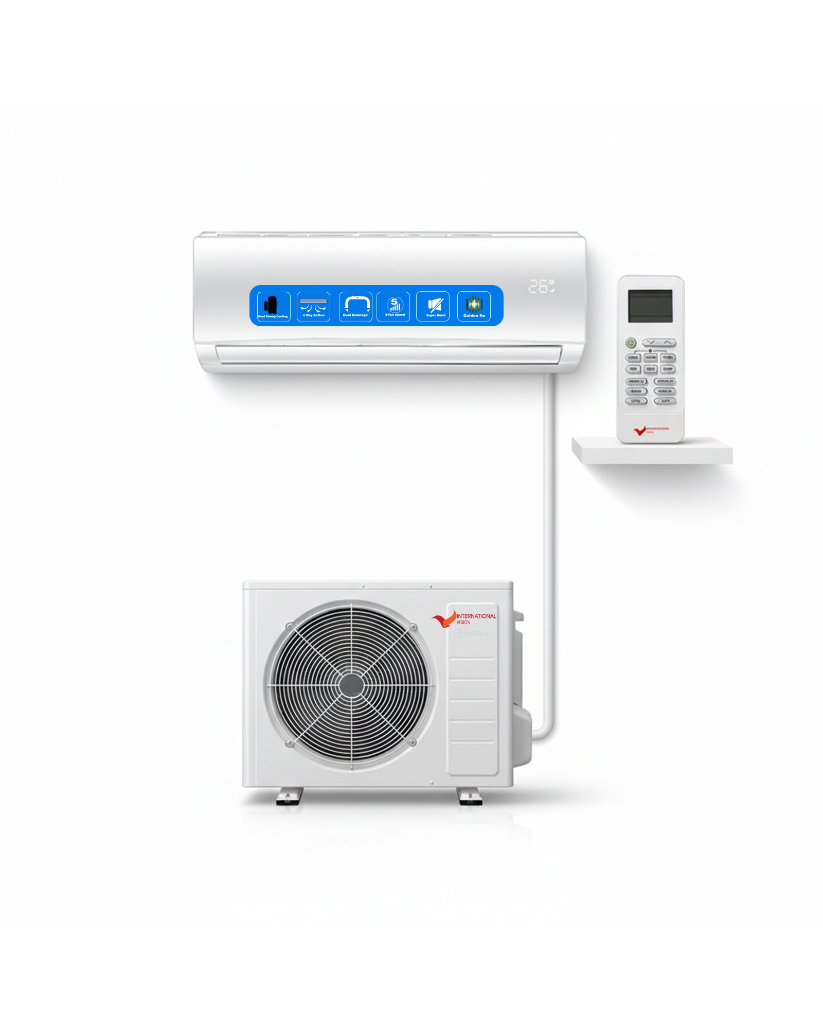 مكيف سبليت IV-18000SP بقوة 18000 وحدة حرارية بريطانية (BTU) - الصورة 4